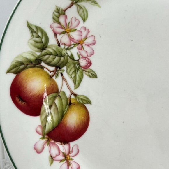 Royal Doulton Ashberry China 4 Dinner Plates 10.5" Fruit England White - Picture 5 of 12